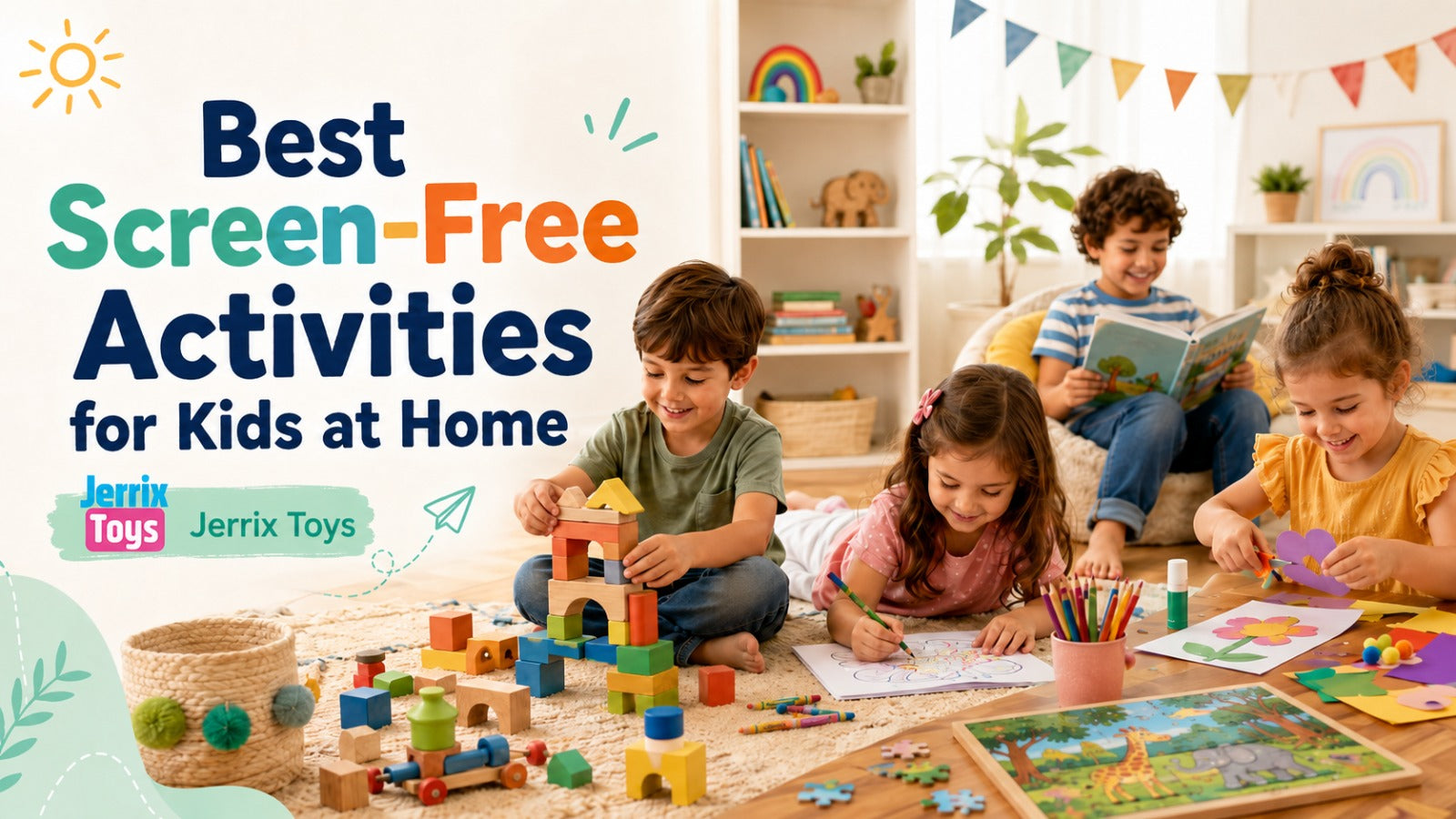 Best Screen-Free Activities for Kids at Home