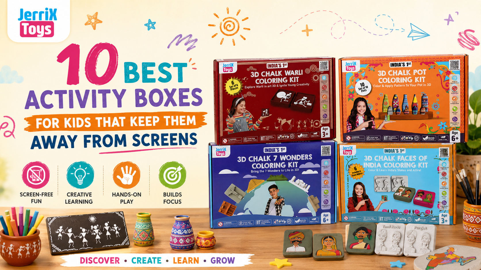 10 Best Activity Boxes for Kids That Keep Them Away from Screens