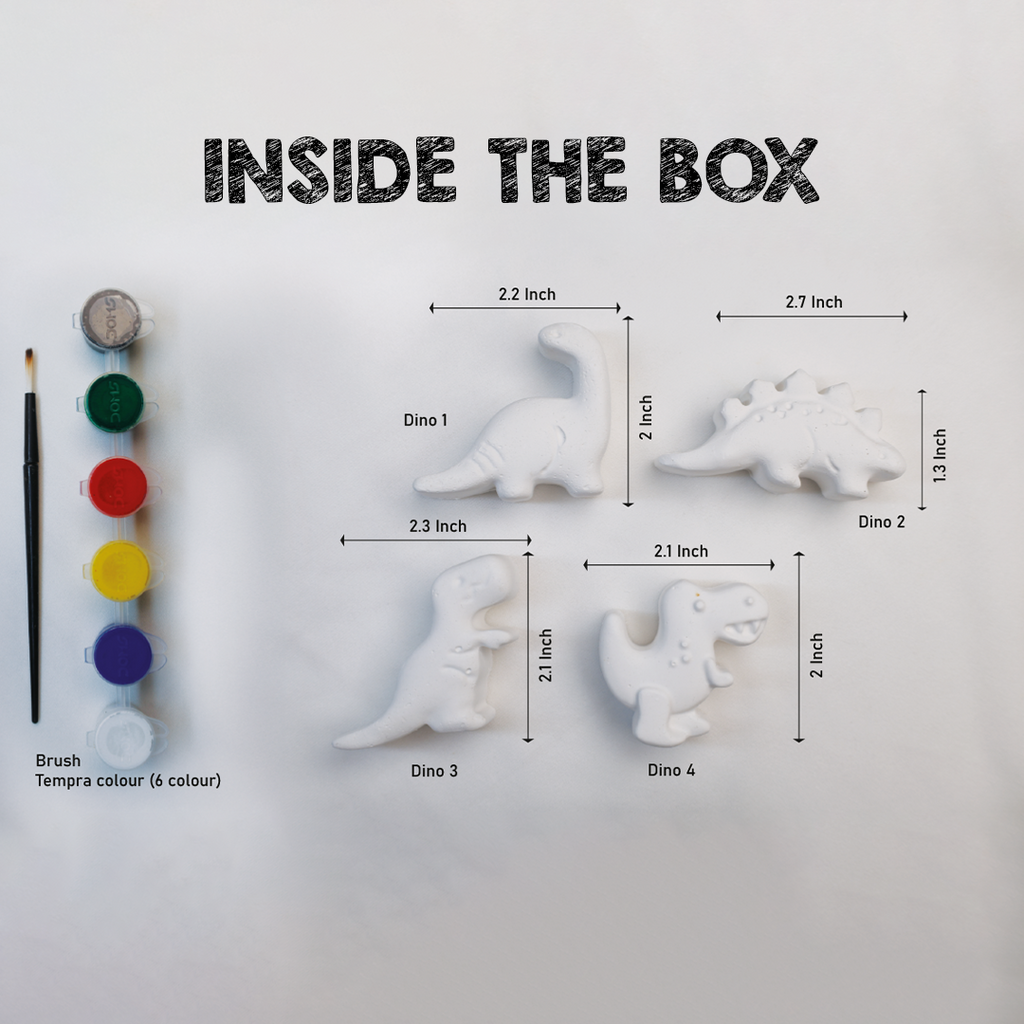 Dino | 3+ years | DIY STEAM 3D Coloring kit