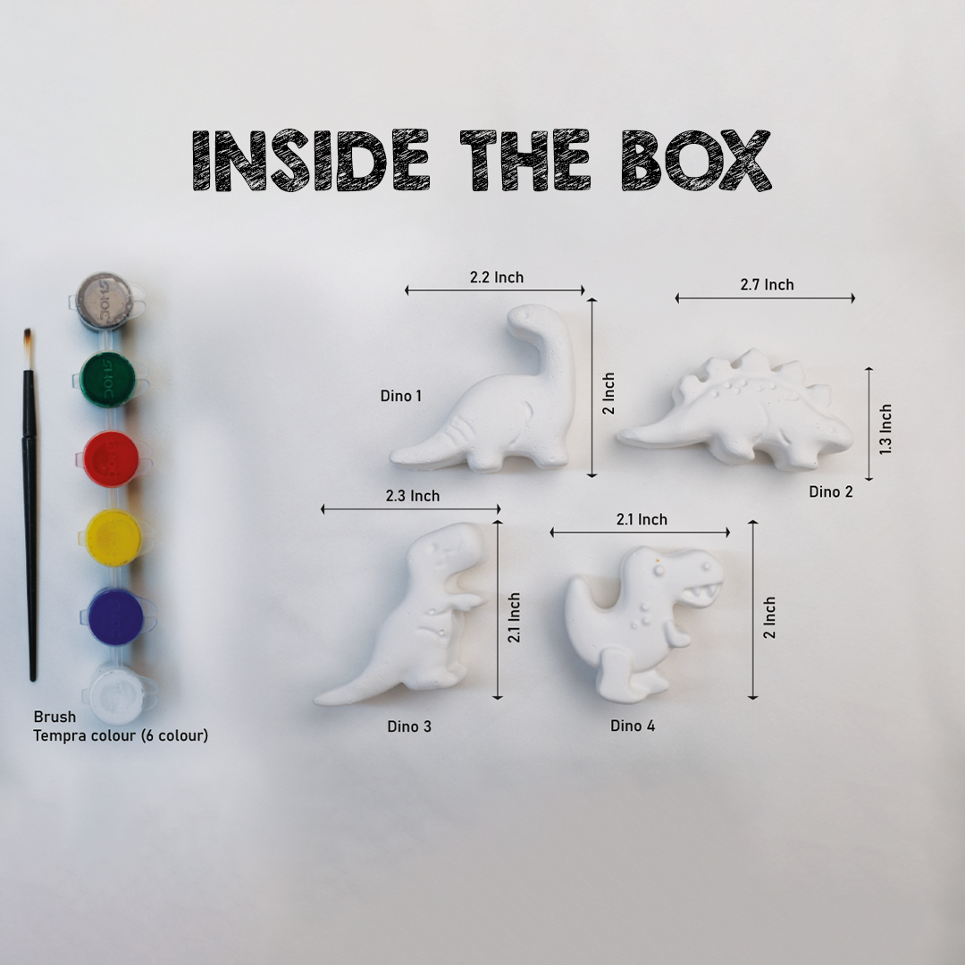 Dino | 3+ years | DIY STEAM 3D Coloring kit