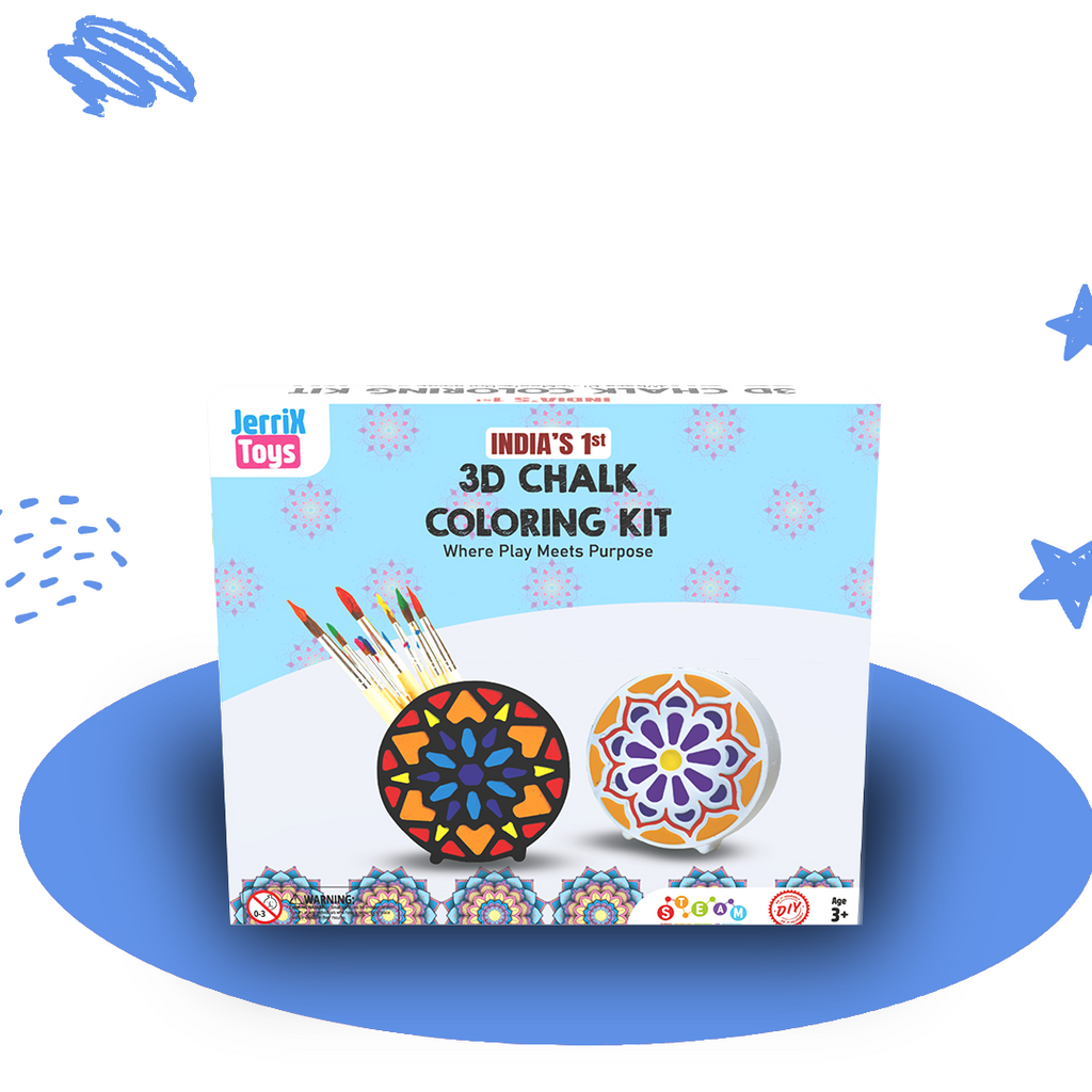 Mandala | 3+ years | DIY STEAM 3D Coloring kit