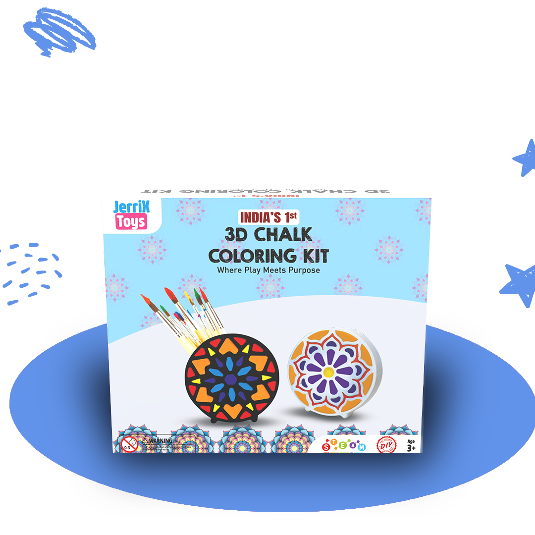 Mandala | 3+ years | DIY STEAM 3D Coloring kit
