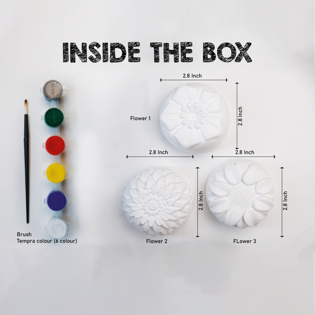 Flowers | 3+ years | DIY STEAM 3D Coloring kit