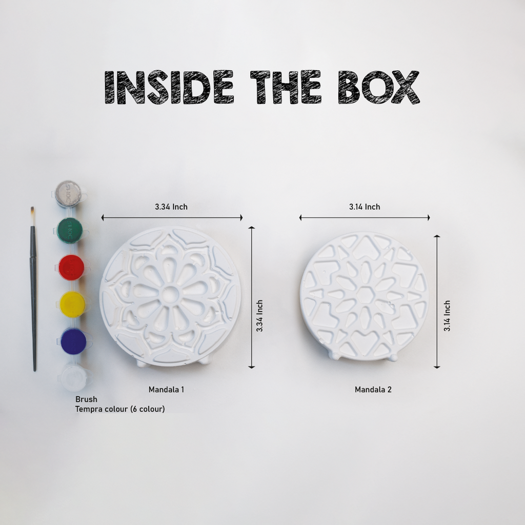 Mandala | 3+ years | DIY STEAM 3D Coloring kit