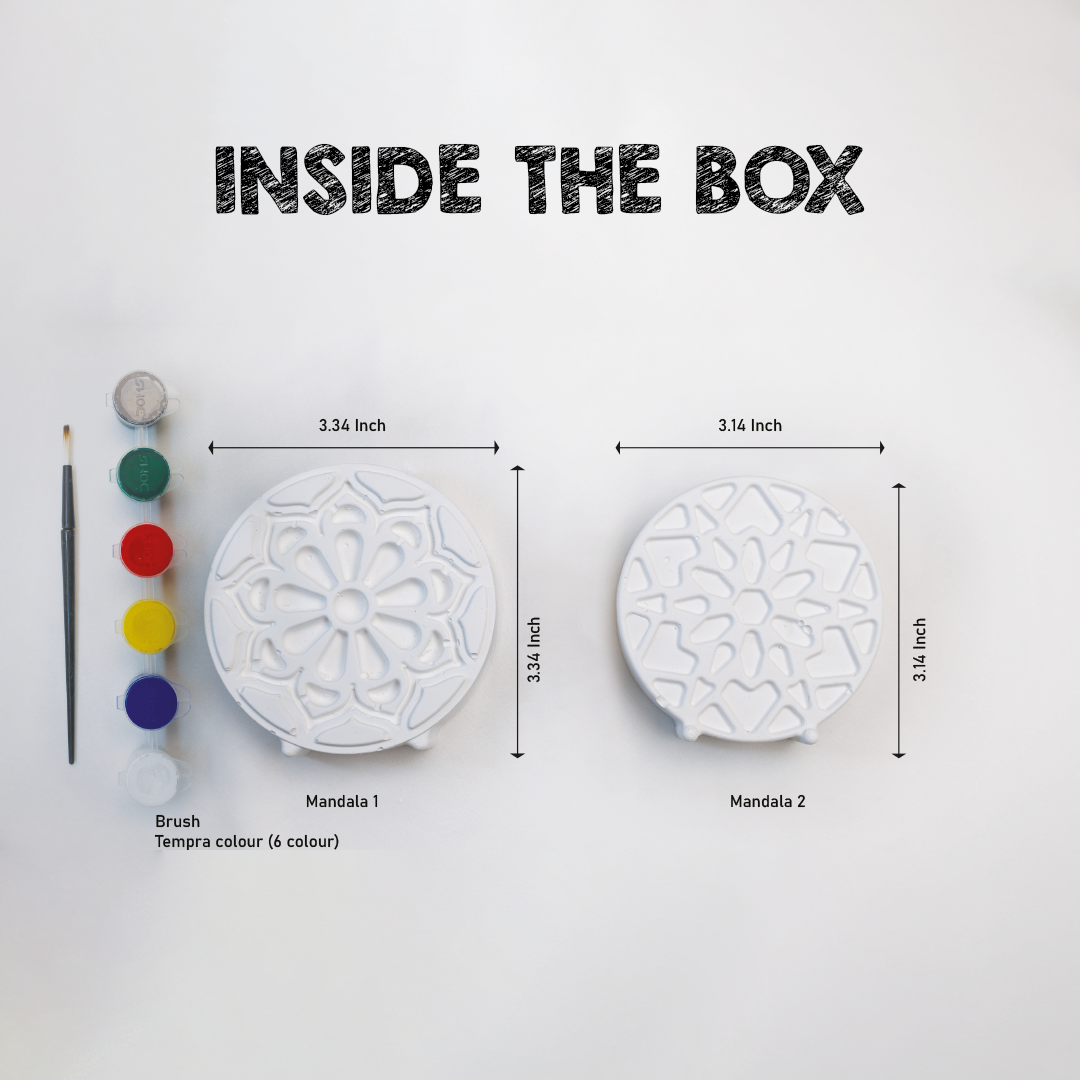 Mandala | 3+ years | DIY STEAM 3D Coloring kit