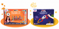 Pot + Rocket  3D Coloring Kits