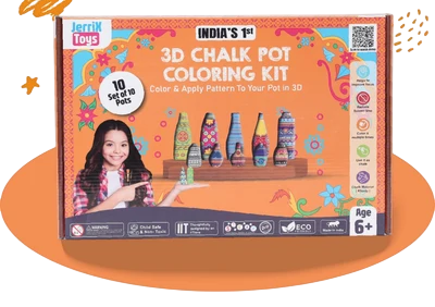 Pot 3D Coloring Kits