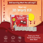 Warli | 3+ years | DIY STEAM 3D Coloring kit