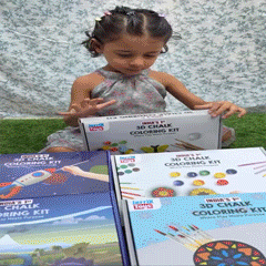 Rocket | 3+ years | DIY STEAM 3D Coloring kit