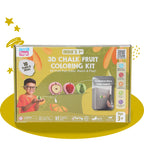 Fridge Magnet Fruits | 3+ years | DIY STEAM 3D Coloring kit