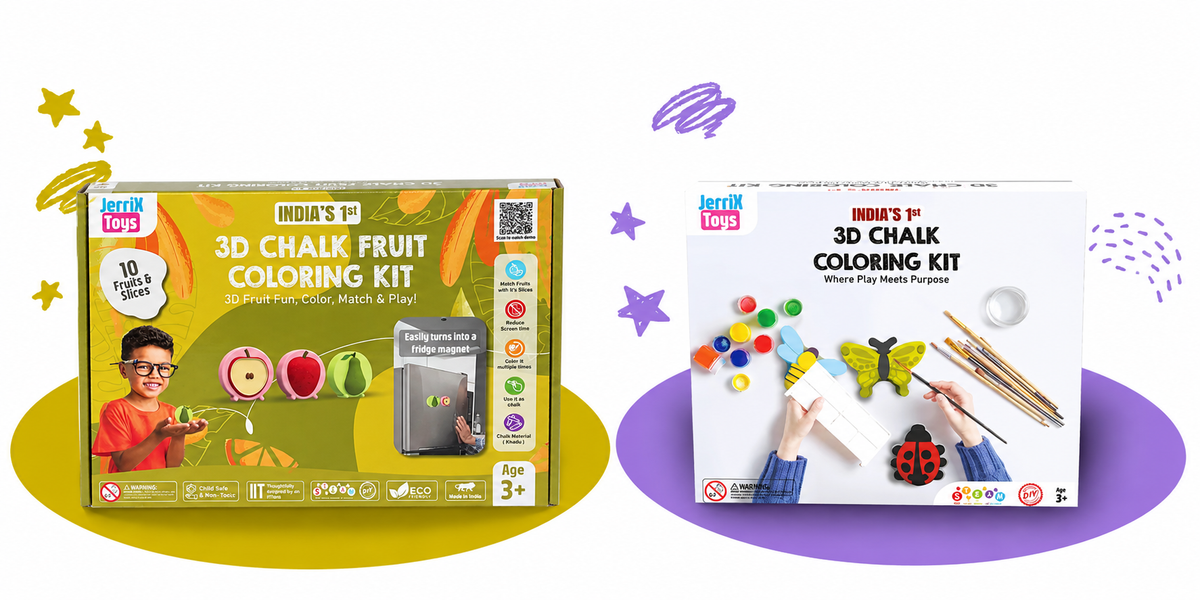Fruit + Insect 3D Coloring Kits