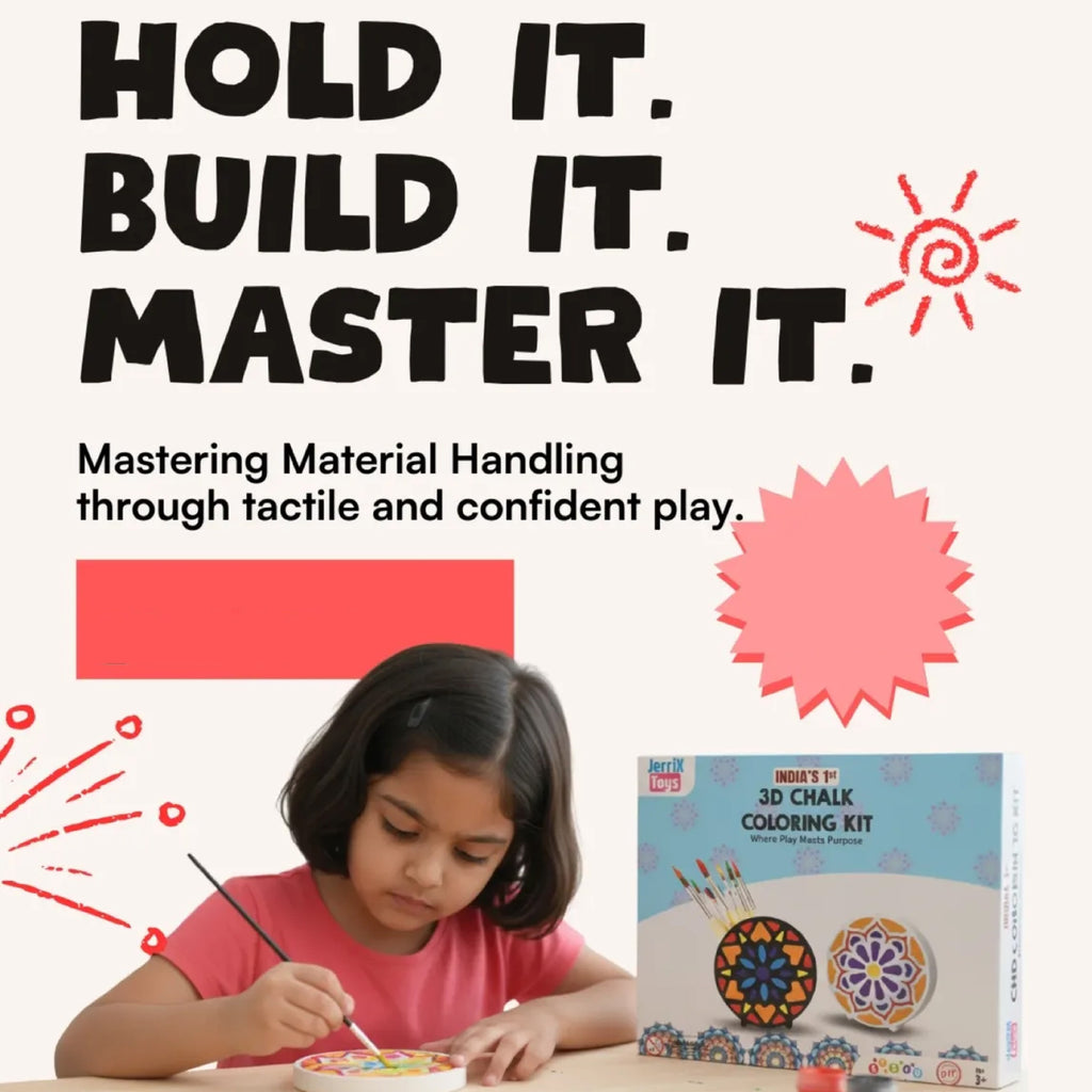 Mandala | 3+ years | DIY STEAM 3D Coloring kit